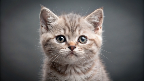 Face Close Up Cute British Kitten 23feb2024 (9)