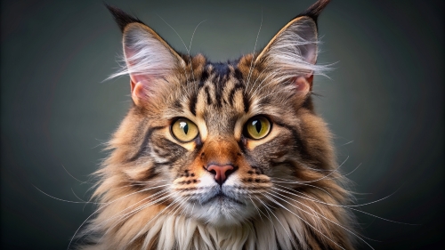 Face Close Up Maine Coon Cat 24feb2024 (12)