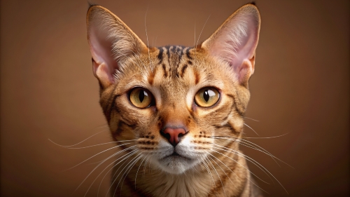 Face Close Up Ocicat Cat 23feb2024 (1)