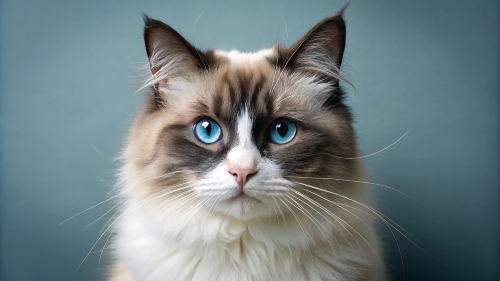 Face Close Up Ragdoll Cat 25feb24 (11)