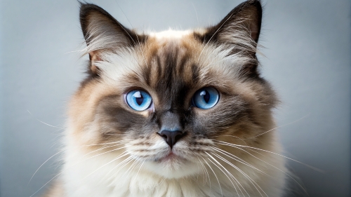 Face Close Up Ragdoll Cat 25feb24 (2)