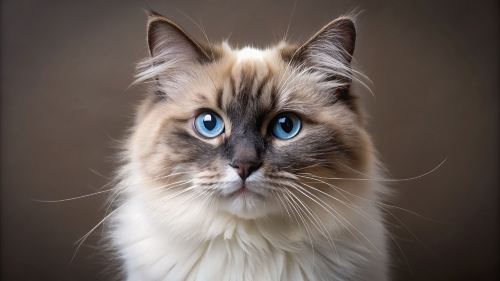 Face Close Up Ragdoll Cat 25feb24 (5)