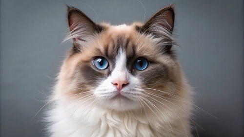 Face Close Up Ragdoll Cat 25feb24 (8)