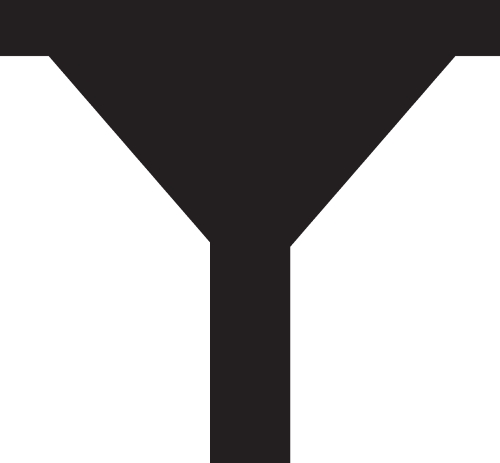 Filter icon sign symbol design