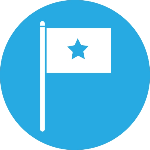 Flag icon sign symbol design