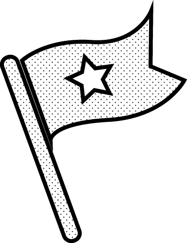 Flag icon sign symbol design