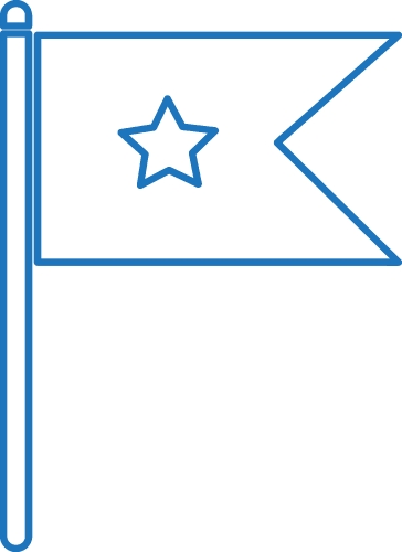 Flag icon sign symbol design