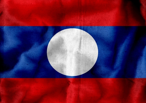 Flag of Laos themes idea design