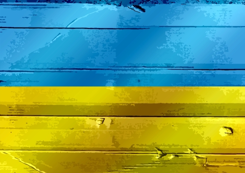 Flag of Ukraine themes idea design