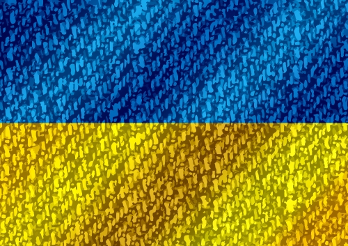 Flag of Ukraine themes idea design