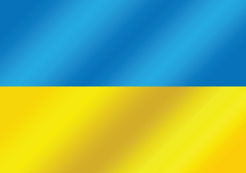 Flag of Ukraine themes idea design