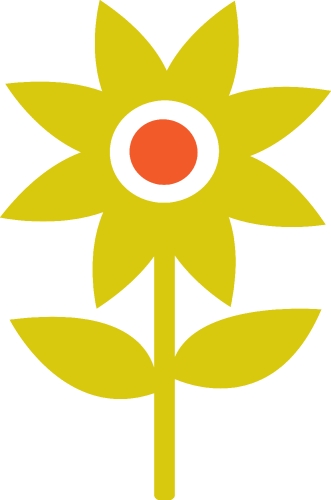 Flower icon flora sign symbol design