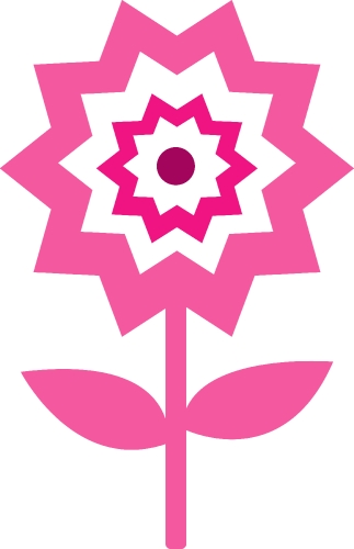 Flower icon flora sign symbol design