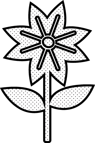 Flower icon flora sign symbol design