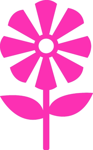 Flower icon flora sign symbol design