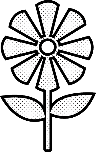 Flower icon flora sign symbol design