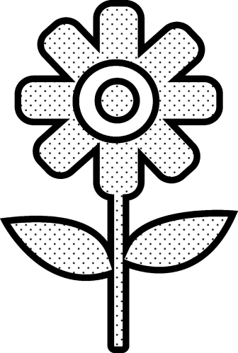 Flower icon flora sign symbol design