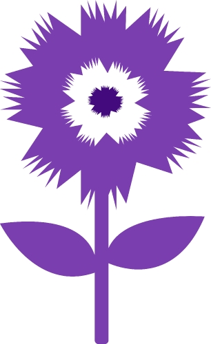 Flower icon flora sign symbol design