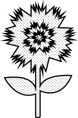 Flower icon flora sign symbol design