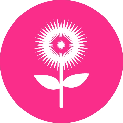 Flower icon flora sign symbol design