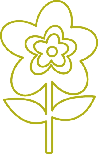 Flower icon flora sign symbol design