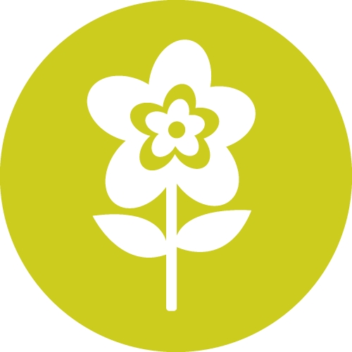 Flower icon flora sign symbol design