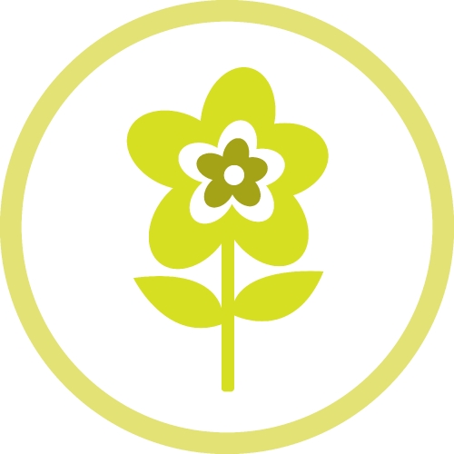 Flower icon flora sign symbol design