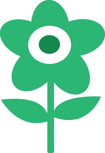 Flower icon flora sign symbol design