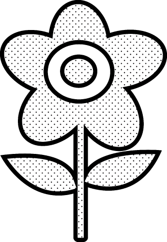 Flower icon flora sign symbol design