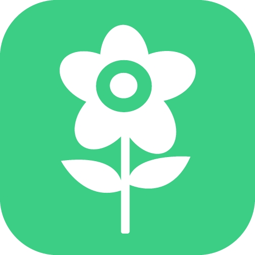 Flower icon flora sign symbol design