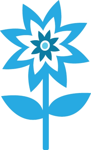 Flower icon flora sign symbol design