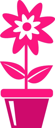 flower icon nature sign design