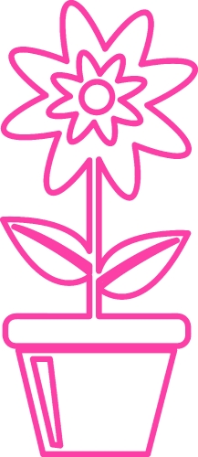 flower icon nature sign design