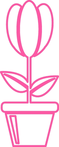 flower icon nature sign design