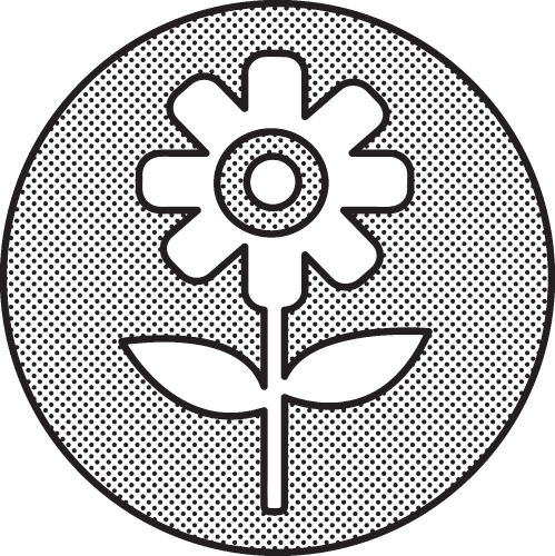 Flower icon sign symbol design