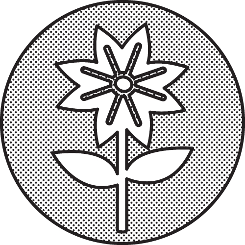 Flower icon sign symbol design