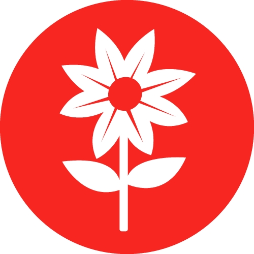 Flower Icon Sign Symbol Design