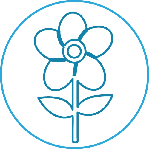 Flower Icon Sign Symbol Design