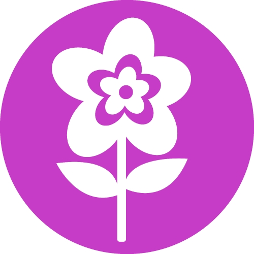 Flower Icon Sign Symbol Design