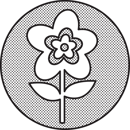 Flower Icon Sign Symbol Design