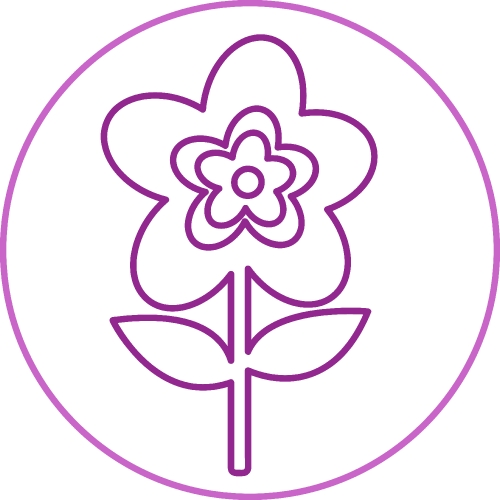 Flower Icon Sign Symbol Design