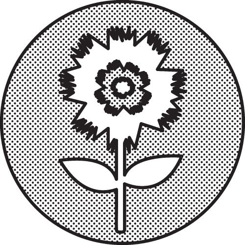 Flower Icon Sign Symbol Design