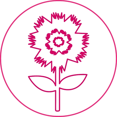 Flower Icon Sign Symbol Design