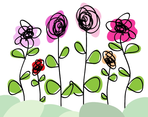 Flowers art design