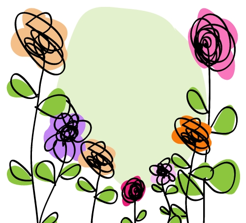 Flowers art design