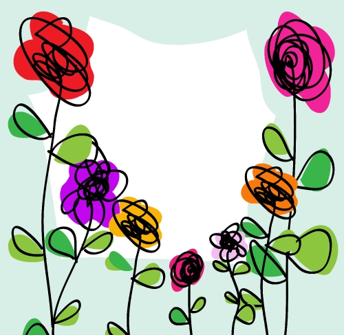 Flowers art design
