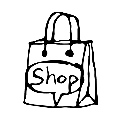 Free Doodle icons – Doodle shopping bag icon hand draw illustr