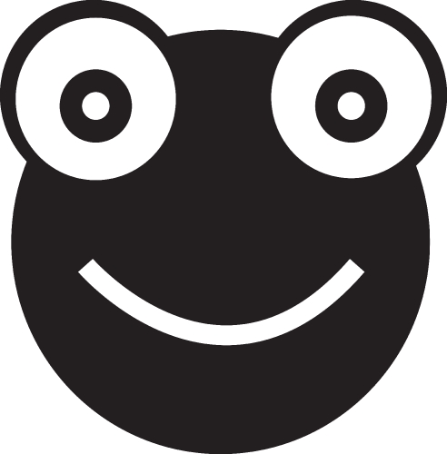 Frog emotion Icon sign