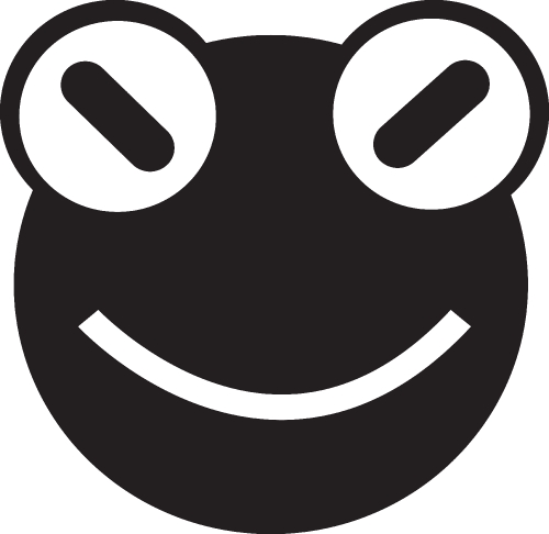 Frog emotion Icon sign