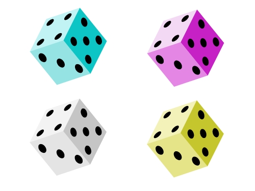 Game dice set